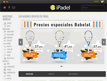 Tablet Screenshot of ipadel.com